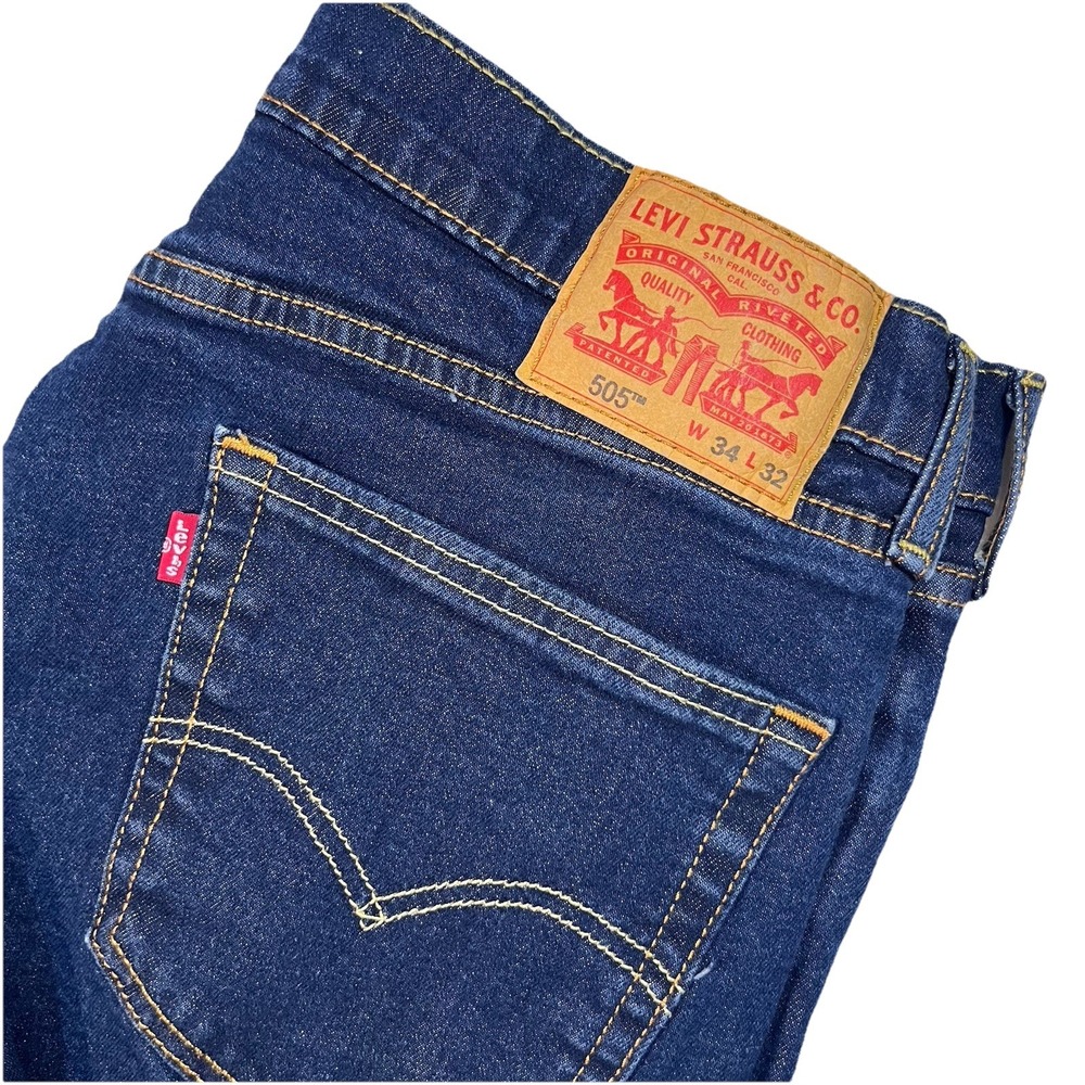 Levi's Men's Straight Jeans - Dark Blue